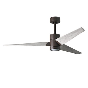 Super Janet 3-Blade Ceiling Fan with Light Kit In Contemporary and Transitional Style - 1149522