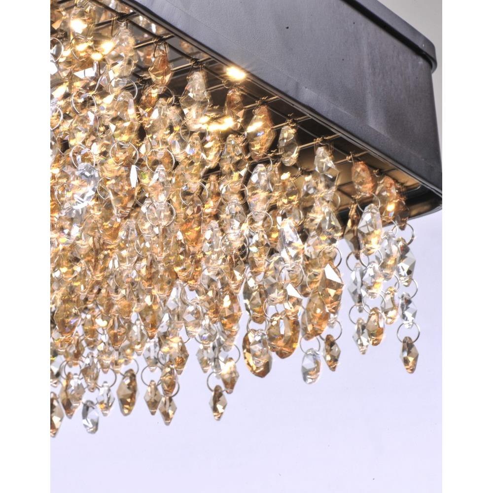 Maxim 39650SHBZ Mystic LED 16 inch Bronze Flush Mount Ceiling Light in Scotch  Crystal, 30.8