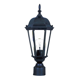 Westlake-1 Light Outdoor Pole/Post Mount in Mediterranean style-8 Inches wide by 19 inches high - 64040