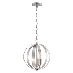 Provident-Three Light Pendant-12 Inches wide by 14.5 inches high