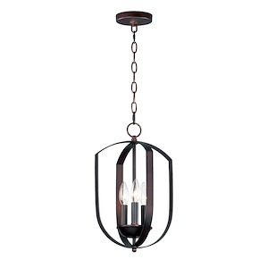 Provident-3 Light Chandelier-10 Inches wide by 16 inches high - 929760