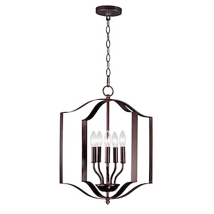 Provident-Five Light Pendant-18 Inches wide by 21 inches high