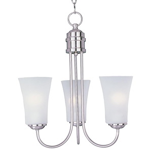Logan-Three Light Chandelier in Modern style-17 Inches wide by 19 inches high