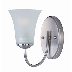Logan-One Light Wall Sconce in Modern style-5 Inches wide by 8.5 inches high