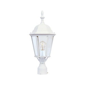 Westlake-One Light Outdoor Pole/Post Lantern in Mediterranean style-9.5 Inches wide by 21 inches high - 214013