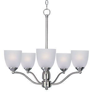 Stefan-Five Light Chandelier in Contemporary style-25 Inches wide by 23.5 inches high - 451737