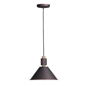Tucson-1 Light Pendant-11.25 Inches wide by 9.5 inches high