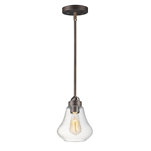 Dianne-One Light Pendant-7.5 Inches wide by 9.5 inches high