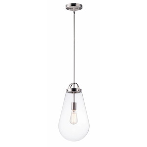 Nyla-1 Light Pendant-9.5 Inches wide by 17.75 inches high