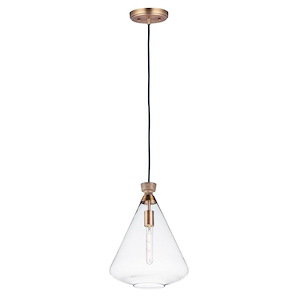 Abbott-One Light Pendant-12.5 Inches wide by 17.5 inches high