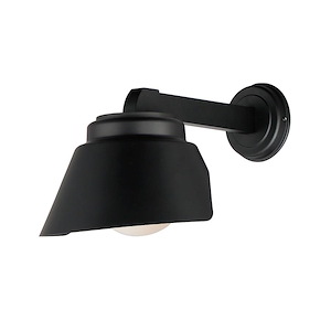 Habit - 1 Light Outdoor Wall Mount-10.25 Inches Tall and 11.25 Inches Wide