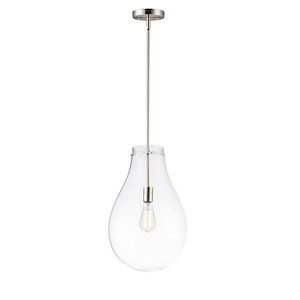 Gourd-1 Light Pendant-11.75 Inches wide by 18.5 inches high