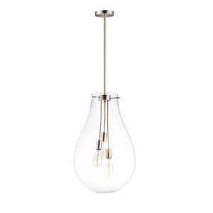 Gourd-3 Light Pendant-15.75 Inches wide by 24.75 inches high