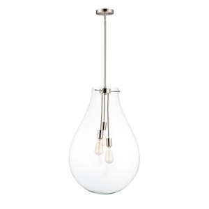 Gourd-3 Light Pendant-19.75 Inches wide by 29.25 inches high