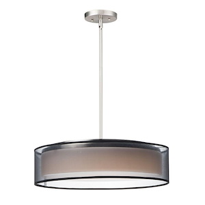 Prime-32.5W 5 LED Pendant-20 Inches wide by 6.5 inches high