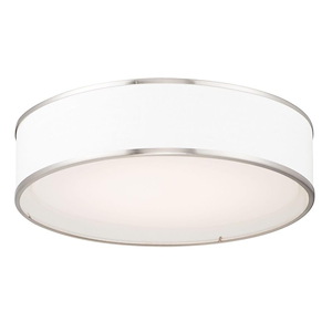 Prime-28W 1 LED Flush Mount-20 Inches wide by 5.5 inches high