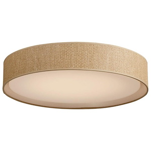Prime - 32W 1 LED Flush Mount In Modern Style-5.5 Inches Tall and 25 Inches Wide