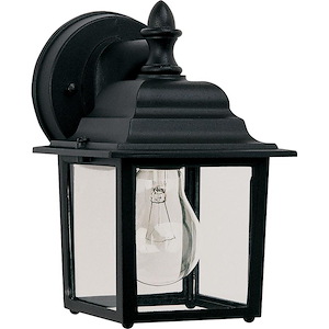 Cast-One Light Outdoor Wall Mount in Early American style-5.5 Inches wide by 8.5 inches high