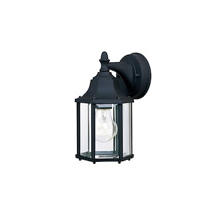 Cast-One Light Outdoor Wall Mount in Early American style-5.5 Inches wide by 10 inches high
