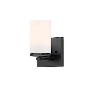Lateral - 1 Light Wall Sconce-7.75 Inches Tall and 5 Inches Wide - 1306169
