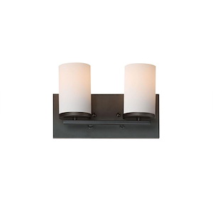 Lateral - 2 Light Bath Vanity-7.63 Inches Tall and 12 Inches Wide - 1087756