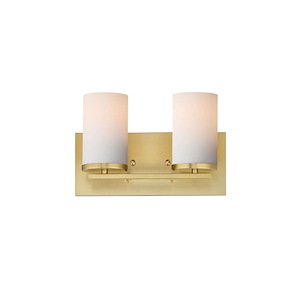 Lateral - 2 Light Bath Vanity-7.75 Inches Tall and 12 Inches Wide - 1342335
