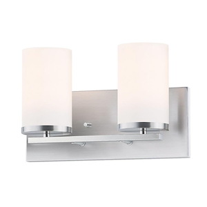 Lateral - 2 Light Bath Vanity-7.63 Inches Tall and 12 Inches Wide