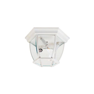 Three Light Outdoor Flush Mount - 214102