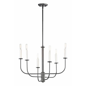 Wesley-6 Light Chandelier-24 Inches wide by 18 inches high - 1025086