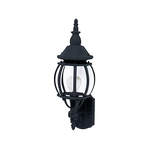 Crown Hill-One Light Outdoor Wall Mount in Early American style-6.5 Inches wide by 18 inches high
