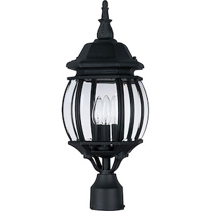 Crown Hill-Three Light Outdoor Post Mount in Early American style-8 Inches wide by 21 inches high - 214086