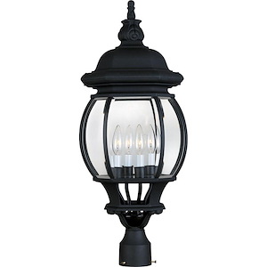 Crown Hill-4 Light Outdoor Pole/Post Mount in Early American style-10 Inches wide by 27 inches high - 1027730