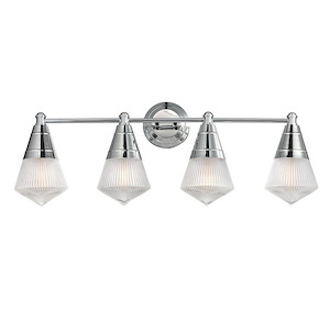 Hargreaves - 4 Light Bath Vanity-12 Inches Tall and 33.25 Inches Wide - 1342344