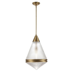 Hargreaves - 1 Light Pendant-22 Inches Tall and 13.5 Inches Wide