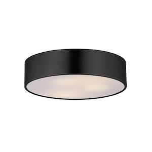 Tommy - 3 Light Flush Mount-4 Inches Tall and 16 Inches Wide