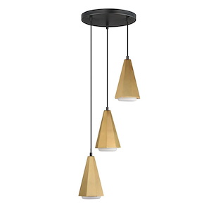 Rizzo - 3 Light Pendant-16.75 Inch Tall and 14 Inch Wide - 1369739