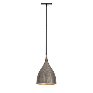 Fleur - 1 Light Mini Pendant-12 Inch Tall and 8.25 Inch Wide - 1377204