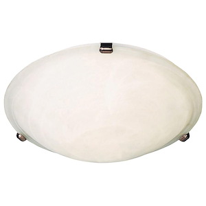 Malaga-4 Light Flush Mount in Transitional style-20 Inches wide by 6 inches high