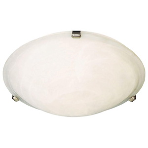 Malaga-4 Light Flush Mount in Transitional style-20 Inches wide by 6 inches high - 1090261