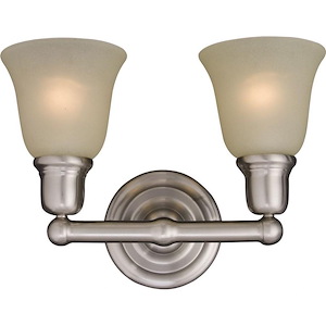 Bel Air-2 Light Transitional Bath Vanity in Transitional style-15.5 Inches wide by 10 inches high