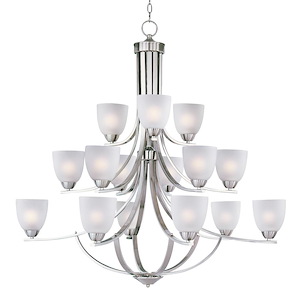 Axis-Fifteen Light 3-Tier Chandelier in Transitional style-43 Inches wide by 40.25 inches high