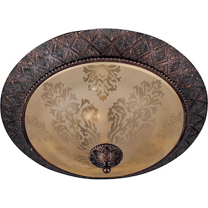 Symphony-2 Light Flush Mount in Mediterranean style-19 Inches wide by 7.5 inches high - 1027870