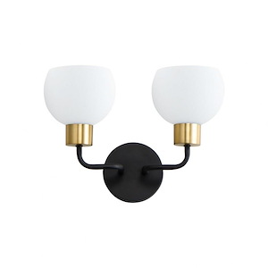Coraline-2 Light Wall Sconce-14.5 Inches wide by 10.5 inches high - 1025088