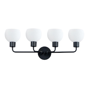 Coraline-4 Light Bath Vanity-29.5 Inches wide by 10.5 inches high - 1025090