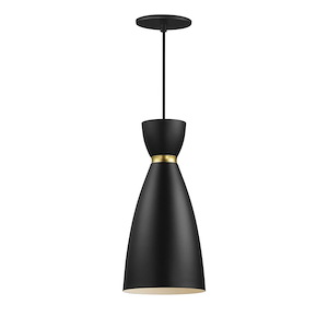 Carillon - 1 Light Mini Pendant-15 Inches Tall and 7 Inches Wide