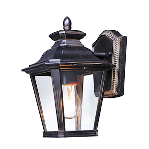 Knoxville-Outdoor Wall Lantern Early American in Early American style-7 Inches wide by 11 inches high