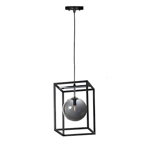 Fluid-4W 1 LED Pendant-9.75 Inches wide by 14.5 inches high