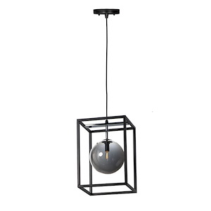 Fluid-4W 1 LED Pendant-9.75 Inches wide by 14.5 inches high - 1024556