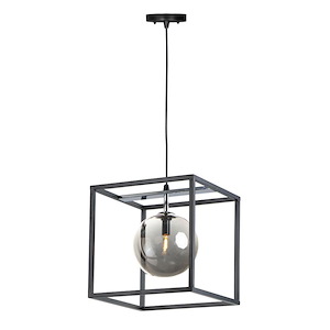 Fluid-4W 1 LED Pendant-11.75 Inches wide by 12.5 inches high - 1024554