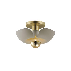 Poppy - 4W 1 LED Flush Mount-5.75 Inches Tall and 11.75 Inches Wide